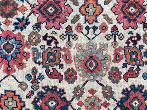 ANTIQUE MAHAL CARPET - ADDITIONAL PHOTO 4