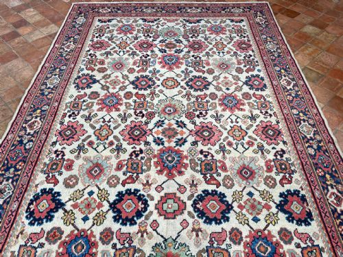 ANTIQUE MAHAL CARPET - ADDITIONAL PHOTO 5
