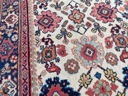 ANTIQUE MAHAL CARPET - ADDITIONAL PHOTO 9