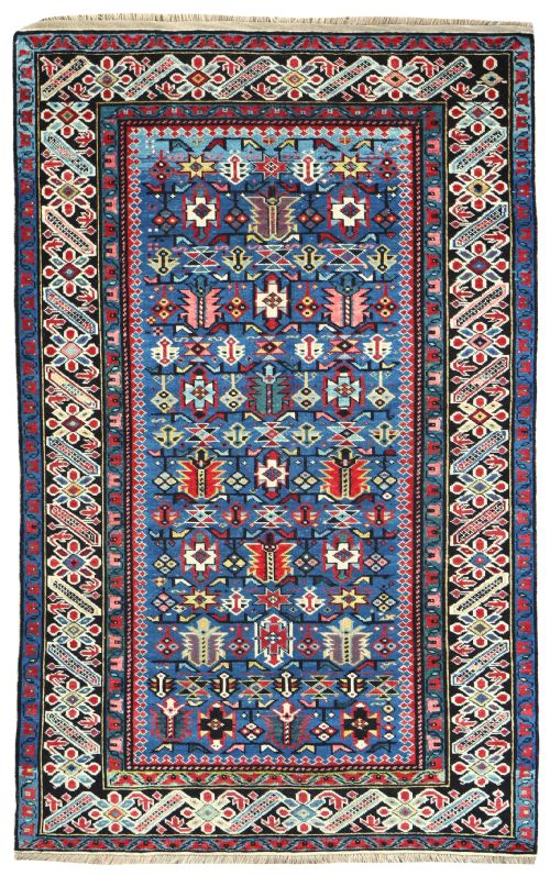amazing antique chichi rug - CATEGORY: ANTIQUE RUGS - DATED 1880