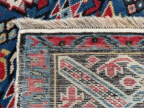 AMAZING ANTIQUE CHICHI RUG - ADDITIONAL PHOTO 1