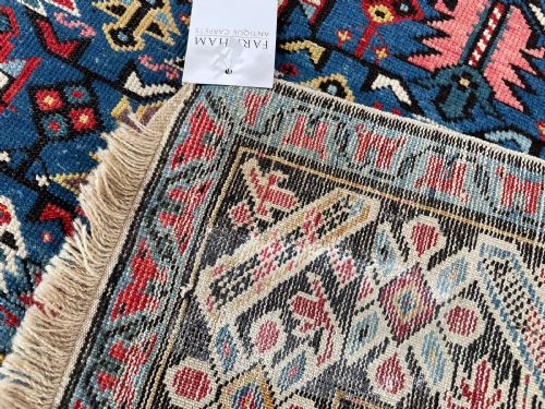 AMAZING ANTIQUE CHICHI RUG - ADDITIONAL PHOTO 2
