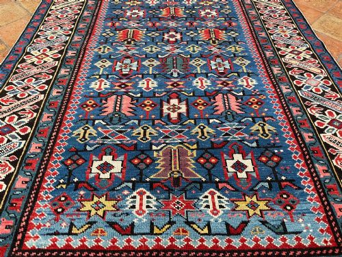 AMAZING ANTIQUE CHICHI RUG - ADDITIONAL PHOTO 8