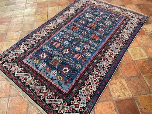 AMAZING ANTIQUE CHICHI RUG - ADDITIONAL PHOTO 12