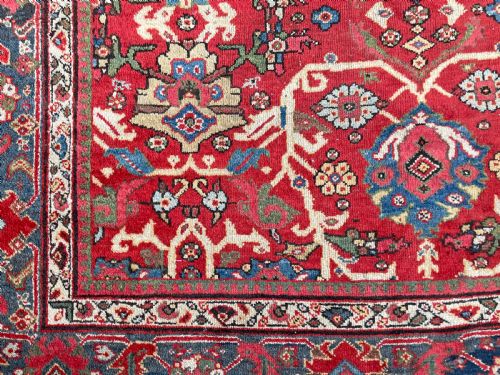 ANTIQUE MAHAL CARPET - ADDITIONAL PHOTO 4