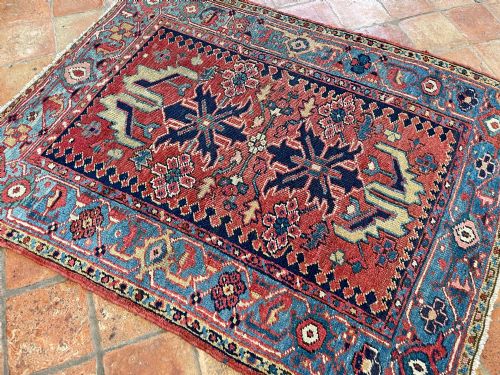 ANTIQUE KARAJA RUG - ADDITIONAL PHOTO 2