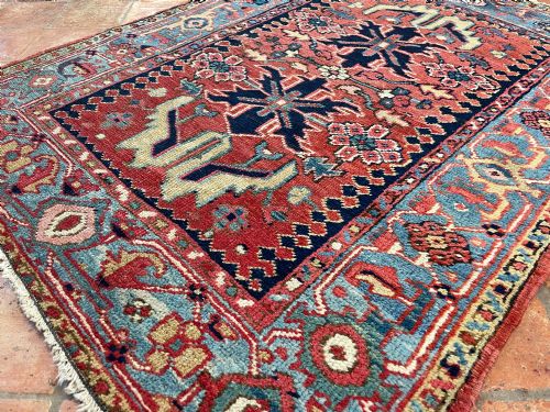 ANTIQUE KARAJA RUG - ADDITIONAL PHOTO 3