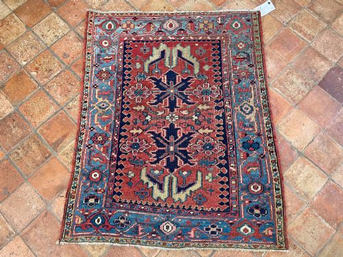 ANTIQUE KARAJA RUG - ADDITIONAL PHOTO 4