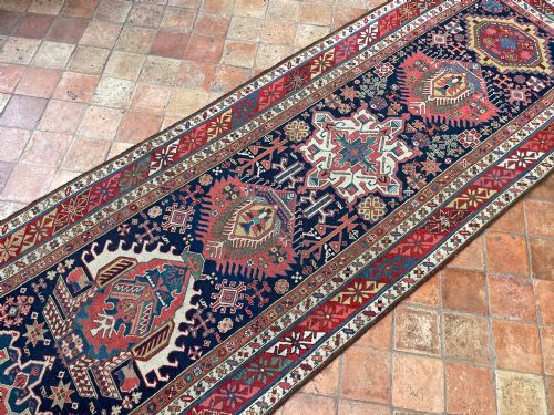 EARLY ANTIQUE KARAJA RUNNER - ADDITIONAL PHOTO 1