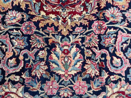 VINTAGE KIRMAN CARPET - ADDITIONAL PHOTO 7