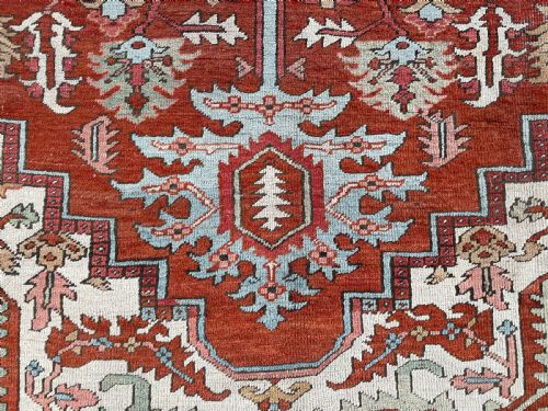ANTIQUE SERAPI CARPET - ADDITIONAL PHOTO 10