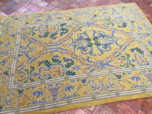 ANTIQUE SPANISH RUG - ADDITIONAL PHOTO 2