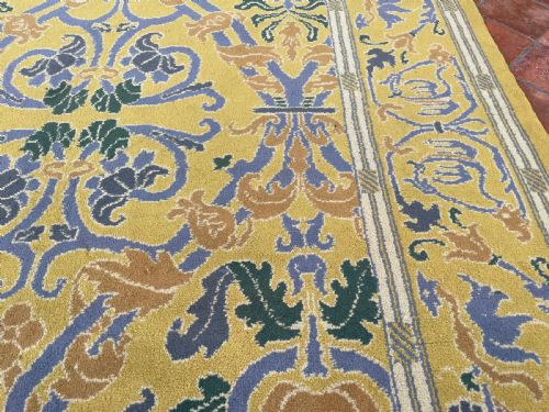 ANTIQUE SPANISH RUG - ADDITIONAL PHOTO 4