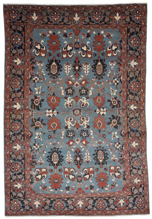 antique tabriz rug - CATEGORY: ANTIQUE RUGS - DATED 1900