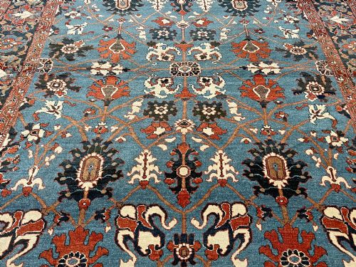 ANTIQUE TABRIZ RUG - ADDITIONAL PHOTO 2