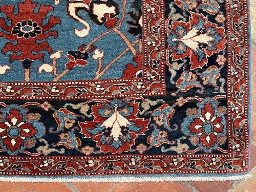 ANTIQUE TABRIZ RUG - ADDITIONAL PHOTO 4