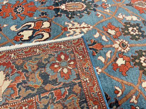 ANTIQUE TABRIZ RUG - ADDITIONAL PHOTO 5