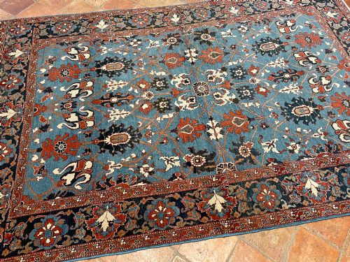ANTIQUE TABRIZ RUG - ADDITIONAL PHOTO 8
