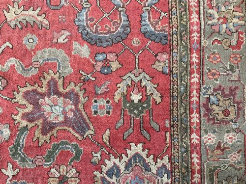 ANTIQUE USHAK CARPET - ADDITIONAL PHOTO 6