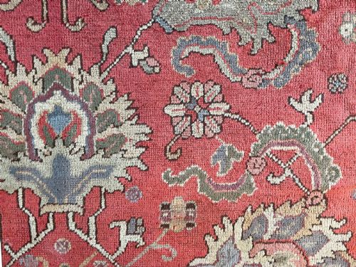 ANTIQUE USHAK CARPET - ADDITIONAL PHOTO 9