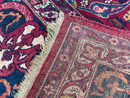 RARE ANTIQUE TEHRAN CARPET - ADDITIONAL PHOTO 15