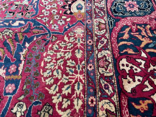 RARE ANTIQUE TEHRAN CARPET - ADDITIONAL PHOTO 18