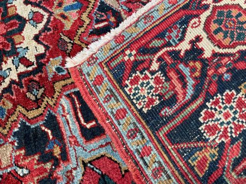 ANTIQUE HERIZ RUG - ADDITIONAL PHOTO 1