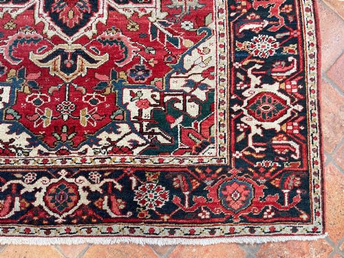 ANTIQUE HERIZ RUG - ADDITIONAL PHOTO 7