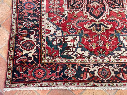 ANTIQUE HERIZ RUG - ADDITIONAL PHOTO 8