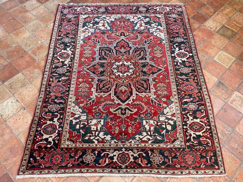ANTIQUE HERIZ RUG - ADDITIONAL PHOTO 10