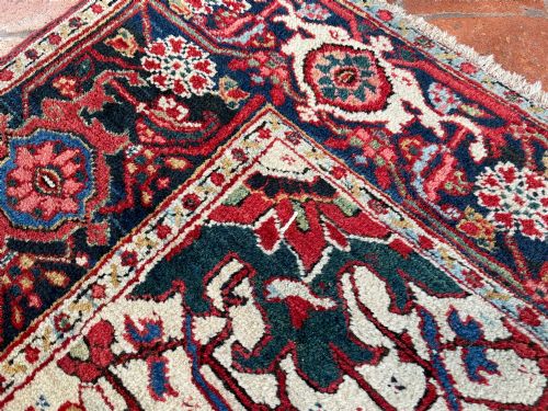 ANTIQUE HERIZ RUG - ADDITIONAL PHOTO 11