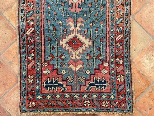 RARE NARROW ANTIQUE HERIZ RUNNER - ADDITIONAL PHOTO 1