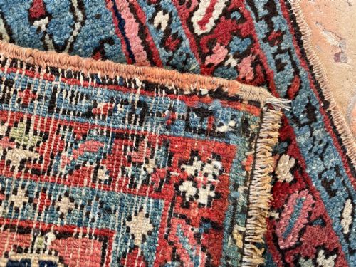 RARE NARROW ANTIQUE HERIZ RUNNER - ADDITIONAL PHOTO 6
