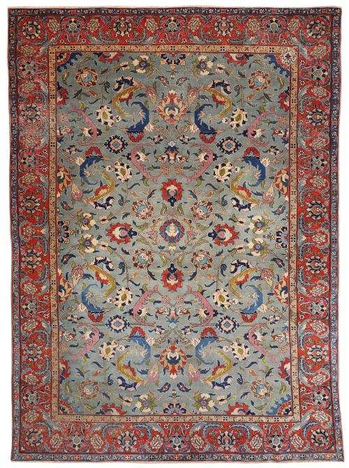 antique 'benlian' tabriz carpet - CATEGORY: ANTIQUE RUGS - DATED 1930