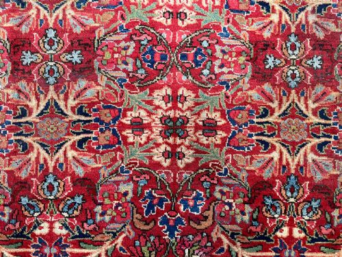 ANTIQUE ZIEGLERMAHAL CARPET - ADDITIONAL PHOTO 3