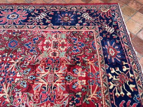 ANTIQUE ZIEGLERMAHAL CARPET - ADDITIONAL PHOTO 4