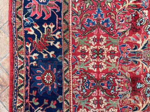 ANTIQUE ZIEGLERMAHAL CARPET - ADDITIONAL PHOTO 5