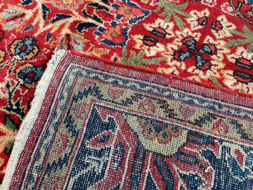 ANTIQUE ZIEGLERMAHAL CARPET - ADDITIONAL PHOTO 7