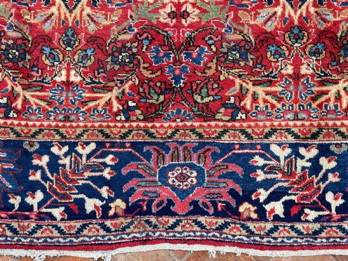 ANTIQUE ZIEGLERMAHAL CARPET - ADDITIONAL PHOTO 9
