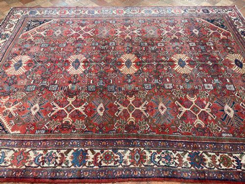 ANTIQUE MAHAL CARPET - ADDITIONAL PHOTO 1