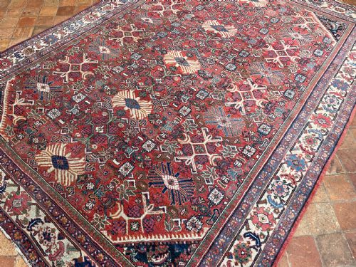 ANTIQUE MAHAL CARPET - ADDITIONAL PHOTO 2