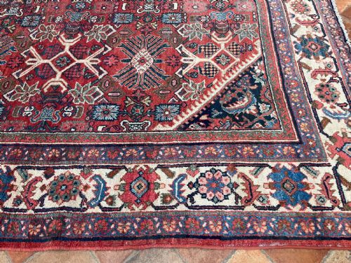 ANTIQUE MAHAL CARPET - ADDITIONAL PHOTO 3