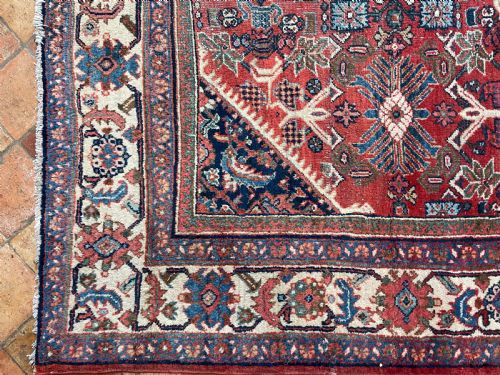 ANTIQUE MAHAL CARPET - ADDITIONAL PHOTO 4