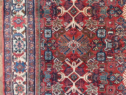 ANTIQUE MAHAL CARPET - ADDITIONAL PHOTO 5