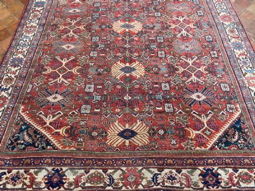 ANTIQUE MAHAL CARPET - ADDITIONAL PHOTO 6