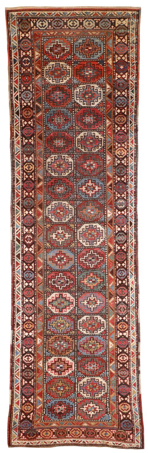 antique moghan runner - CATEGORY: ANTIQUE RUGS - DATED 1880