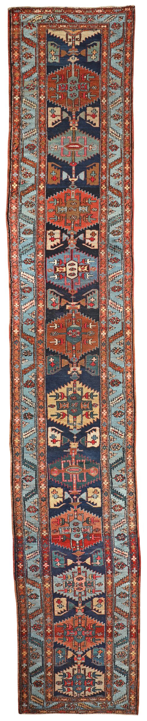 antique heriz runner - CATEGORY: ANTIQUE RUGS - DATED 1900