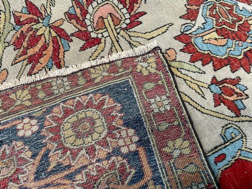 RARE ANTIQUE FARAHAN RUG - ADDITIONAL PHOTO 7