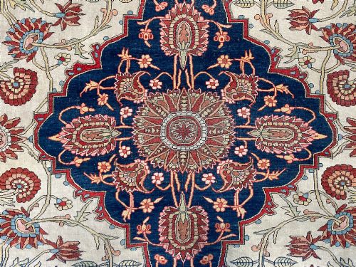 RARE ANTIQUE FARAHAN RUG - ADDITIONAL PHOTO 14