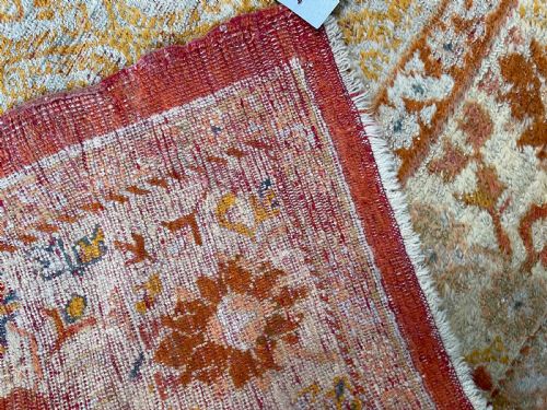 ANTIQUE ANGORA USHAK CARPET - ADDITIONAL PHOTO 2